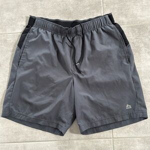 RBX Performance X-Dri Men's Gray/Black Athletic Shorts - Size M